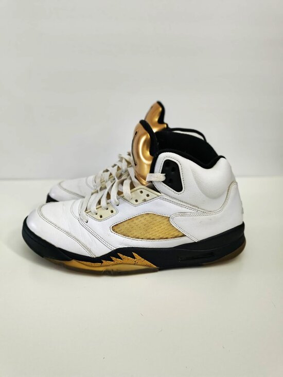 Jordan 5 Retro Olympic Gold Coin